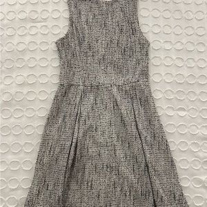 Women’s Tweed Grey & Black Sleeveless Dress